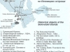 Расположение памятников на Соловецких островах